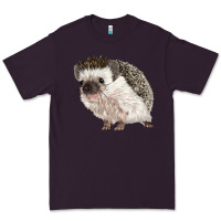 Plum Hedgehog Illustrations Premium Tee - LillyAllenDesigns