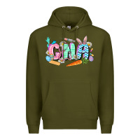 Army Green Easter CNA  Easter Day Premium Hoodie - CowGirlArtShop