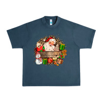 Midnight Navy Santa Urban Heavy Tee - MaliasSmallBusiness