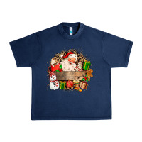 Navy Santa Urban Heavy Tee - MaliasSmallBusiness