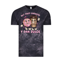 Cloud Black but first cafecito y pan dulce Vintage Tee - MaliasSmallBusiness