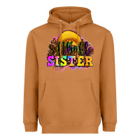 Meerkat softball sister Heavyweight Hoodie - OliviaCreatesArt