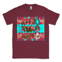 Burgundy xoxo calf heifer Classic Tee - JahusDesignShop