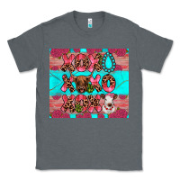 Charcoal Heather xoxo calf heifer Classic Tee - JahusDesignShop