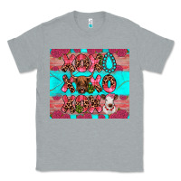 Heather Grey xoxo calf heifer Classic Tee - JahusDesignShop