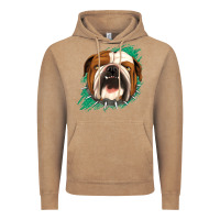 Vintage Coffee Bulldog Green glitter Vintage Hoodie - Jasminsmagicworld