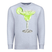 Heather Grey martini fa element Premium Sweatshirt - FaDigitalArtStudio