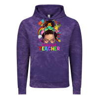 Cloud Purple preschool teacher Vintage Hoodie - NancyCooperArtShop