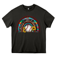 Asphalt baseball rainbow Heavy Core Tee - Artiststas