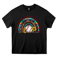 Black baseball rainbow Heavy Core Tee - Artiststas
