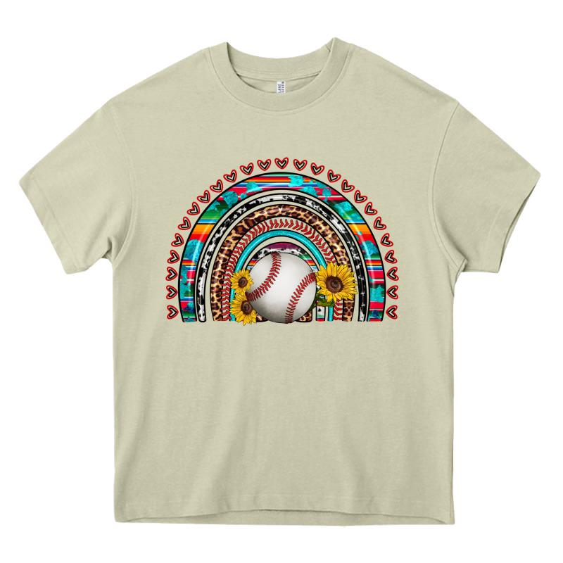 Baseball Rainbow Heavy Core Tee by Artiststas | Teevron