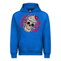 Cobalt Coffee is my Valentine Urban Hoodie - CowhideDigitalArt