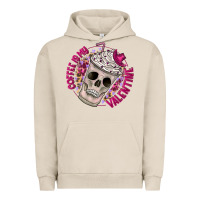 Pigment French Oak Coffee is my Valentine Urban Hoodie - CowhideDigitalArt
