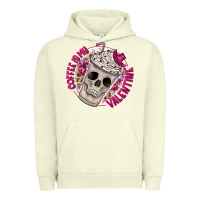 Pigment Pistachio Coffee is my Valentine Urban Hoodie - CowhideDigitalArt