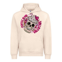 Sandshell Coffee is my Valentine Urban Hoodie - CowhideDigitalArt