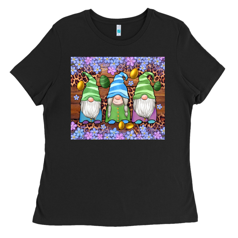 Easter Gnome Egg Tumbler Ladies Tee by Artiststas | Teevron