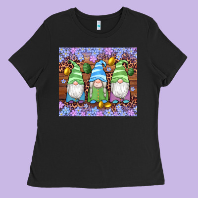 Easter Gnome Egg Tumbler Ladies Tee Designed By Artiststas