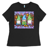 Black easter gnome egg tumbler Ladies Tee - Artiststas