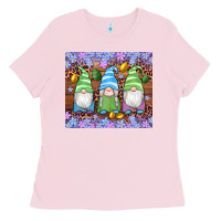 Bubblegum Pink easter gnome egg tumbler Ladies Tee - Artiststas