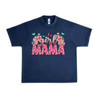 Navy girl mama Urban Heavy Tee - JahusDesignShop