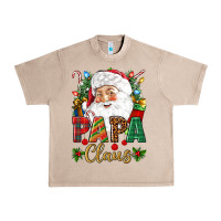 French Oak Papa Claus Christmas Urban Heavy Tee - NancyCooperArtShop