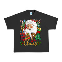 Pigment Black Papa Claus Christmas Urban Heavy Tee - NancyCooperArtShop