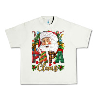 Pistachio Papa Claus Christmas Urban Heavy Tee - NancyCooperArtShop