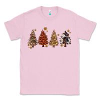 Bubblegum Pink howdy christmas trees Classic Tee - MaliasSmallBusiness