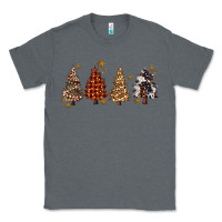 Charcoal Heather howdy christmas trees Classic Tee - MaliasSmallBusiness