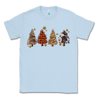 Dusty Blue howdy christmas trees Classic Tee - MaliasSmallBusiness