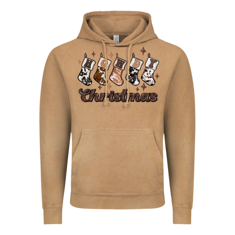 Howdy Christmas Vintage Hoodie by MaliasSmallBusiness | Teevron