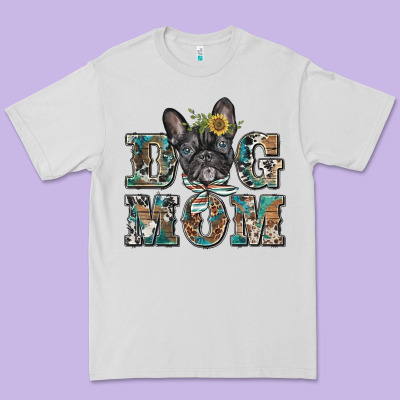 Dog Mom French Bulldog Premium Tee Designed By Barkaloodesign