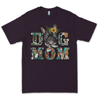 Plum dog mom french bulldog Premium Tee - BarkalooDesign