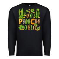 Black un pinch able  st. patrick's day Premium Sweatshirt - OliviaCreatesArt