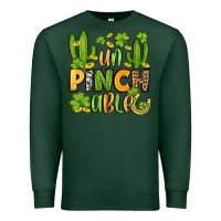 Sports Green un pinch able  st. patrick's day Premium Sweatshirt - OliviaCreatesArt