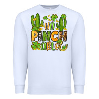 White un pinch able  st. patrick's day Premium Sweatshirt - OliviaCreatesArt