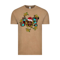 Vintage Coffee joy Sunflower Vintage Tee - JahusDesignShop