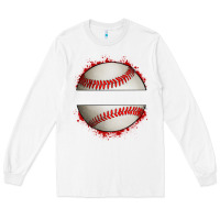 White personalized baseball Long Sleeve Tee - Artiststas