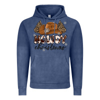 Vintage Denim howdy christmas Vintage Hoodie - MaliasSmallBusiness