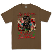 Cacao Christmas life is better with a dachshund Premium Tee - JahusDesignShop