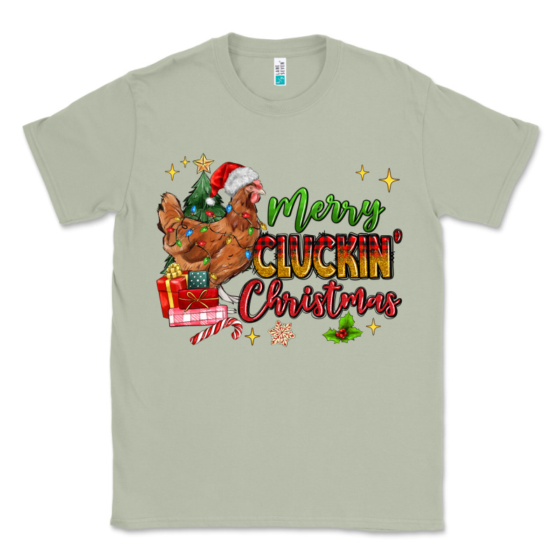 Merry Cluckin' Christmas Classic Tee by MaliasSmallBusiness | Teevron