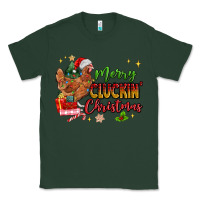Sports Green Merry Cluckin' Christmas Classic Tee - MaliasSmallBusiness