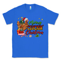 True Royal Merry Cluckin' Christmas Classic Tee - MaliasSmallBusiness