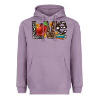 Lavender love teacher Heavyweight Hoodie - OliviaCreatesArt