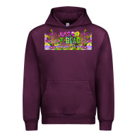Mauve Wine Just Bead Urban Hoodie - CowhideDigitalArt