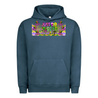Pigment Midnight Navy Just Bead Urban Hoodie - CowhideDigitalArt