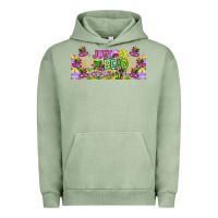 Pigment Oil Green Just Bead Urban Hoodie - CowhideDigitalArt