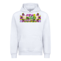 White Just Bead Urban Hoodie - CowhideDigitalArt