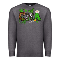 Charcoal Heather St. Patrick's Day CMA Premium Sweatshirt - OliviaCreatesArt