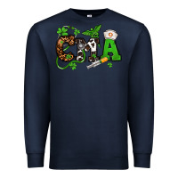 Navy St. Patrick's Day CMA Premium Sweatshirt - OliviaCreatesArt